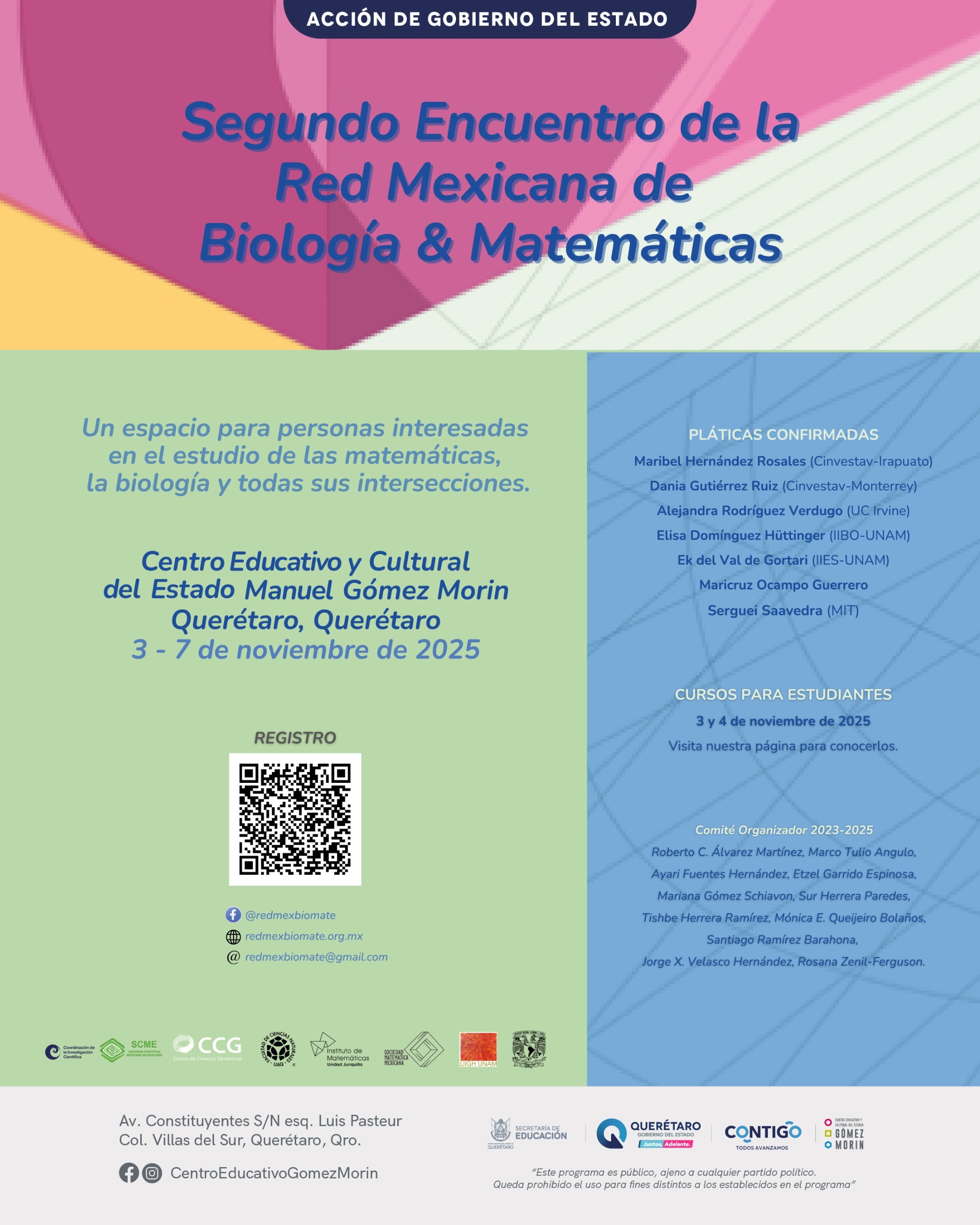 2do Encuentro de la Redc Mexicana de Biología y Matemáticas